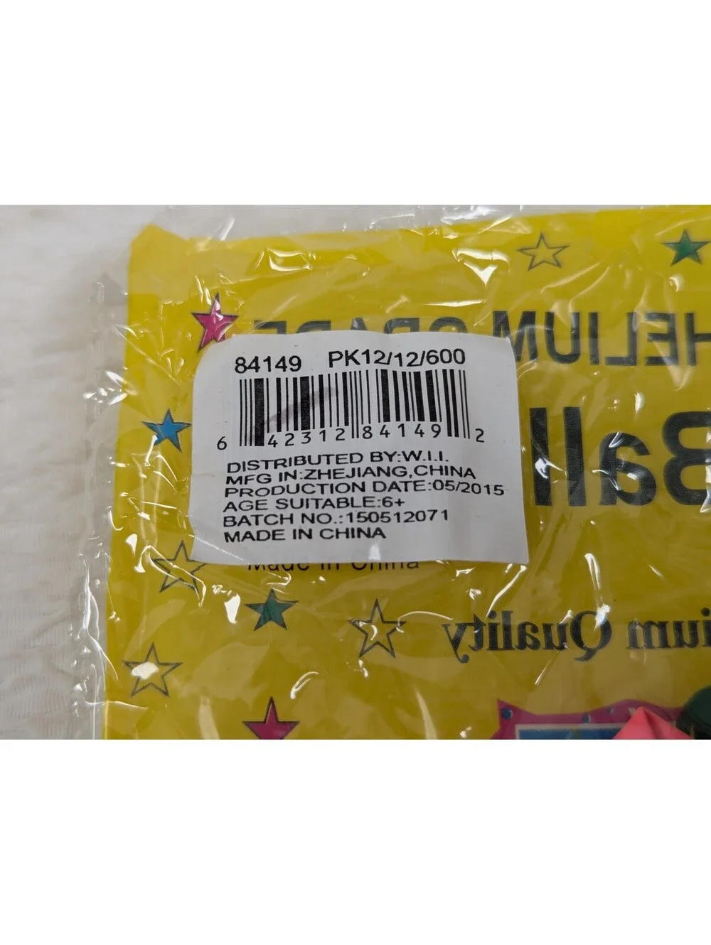 12 inch - Latex Balloons - Pink / White - Party Helium Balloons - 120 Pack